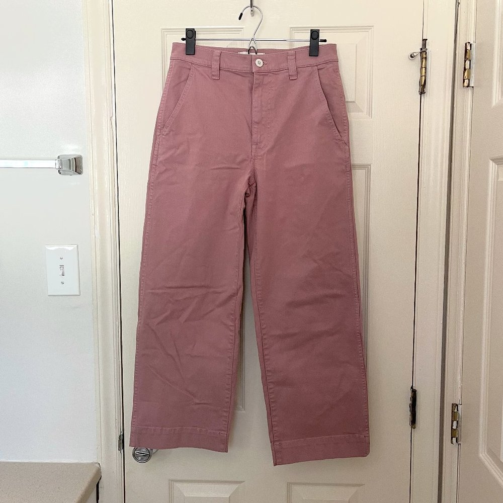 Madewell Perfect Vintage Wide-Leg Pants Mauve size 27 - NWT